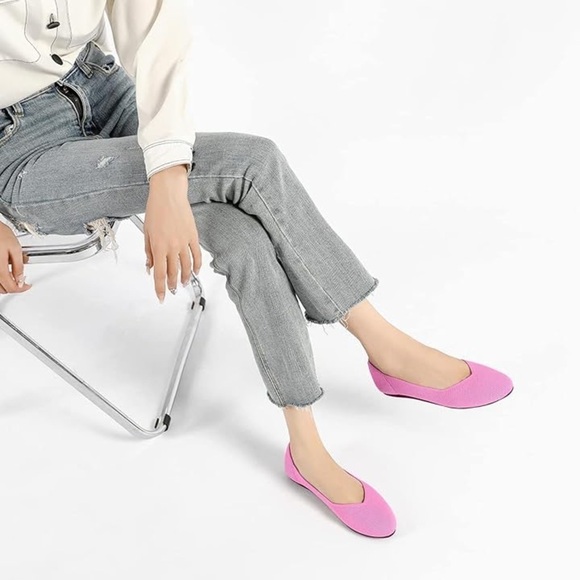 NWOB. Semwiss 10.5/11 (26.5 cm) Comfortable Knitted Ballet Flats. - Picture 1 of 14